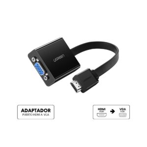adaptador ugreen vga a hdmi hembra cm513