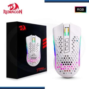 MOUSE GAMER INALAMBRICO REDRAGON STORM PRO BLANCO COD 7694
