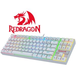 TECLADO MECANICO REDRAGON KUMARA RAIMBOW K552W-KR BLANCO COD 7486